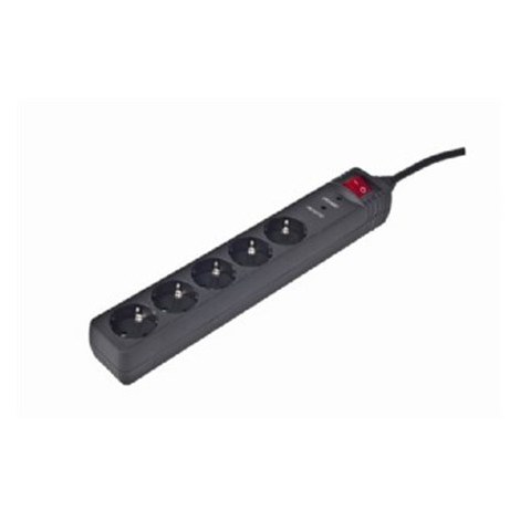 EnerGenie SPG5-C-5 - surge protector | Output Connector Qty 5 | 1.5 m | Black - 3